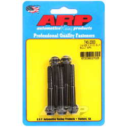 ARP болтове (12-стенна глава, черни), 1/4-28 × 50,8 mm, 5 бр.
