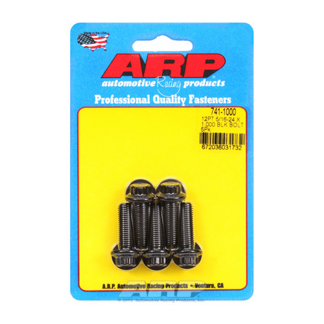 ARP Болтове "5/16""-24 x 1.000 12pt черни оксидни болтове " (5бр ) | race-shop.bg