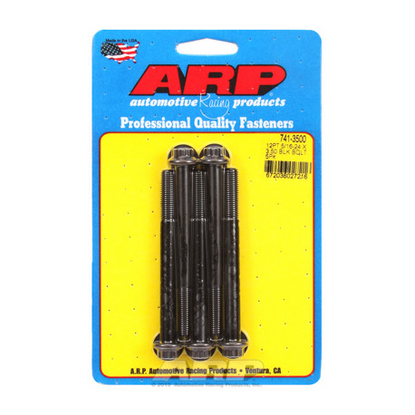 ARP Болтове "5/16""-24 x 3.500 12pt черни оксидни болтове " (5бр ) | race-shop.bg
