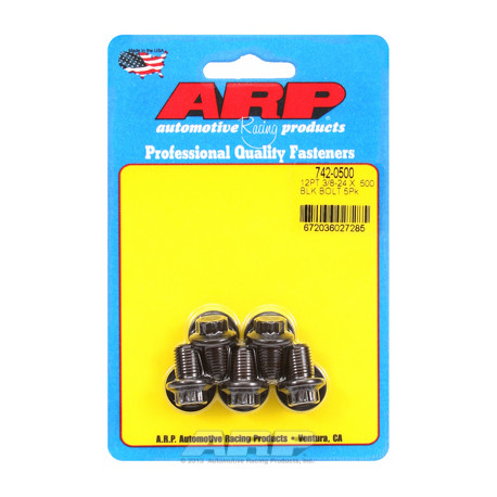 ARP Болтове "3/8""-24 x .500 12pt черни оксидни болтове " (5бр ) | race-shop.bg