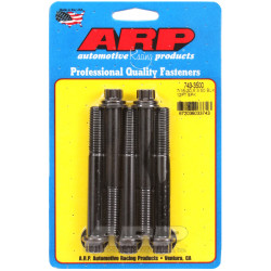 ARP болтове (12-стенна глава, черни), 7/16-20 × 88,9 mm, 5 бр.