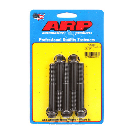 ARP Болтове "7/16""-20 x 3.000 hex черни оксидни болтове " (5бр ) | race-shop.bg
