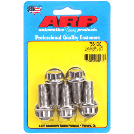 ARP Болтове ARP болтове (неръждаеми, 12-стенна глава), 1/2-20 × 25,4 mm | race-shop.bg
