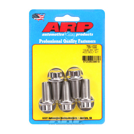 ARP Болтове ARP Комплект болтове 1/2-20 x 1.000 SS 12PT | race-shop.bg