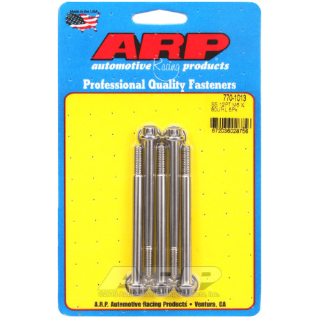 ARP Болтове ARP болтове (неръждаеми, 12-стенна глава), M6×1.00 × 80 mm, 5 бр. | race-shop.bg