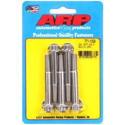 ARP болтове (неръждаеми, 12-стенна глава), M8×1.25 × 60 mm, 5 бр.