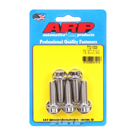 ARP Болтове M10 x 1.50 x 30 12pt SS болтове (5бр ) | race-shop.bg