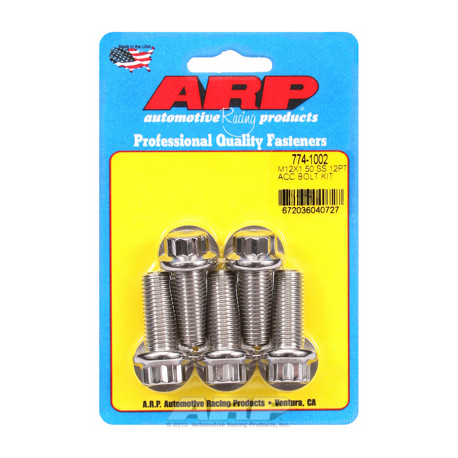 ARP Болтове ARP Комплект болтове M12 x 1.50 x 30 SS 12PT | race-shop.bg