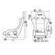 Спортни седалки без одобрение на FIA-регулируеми Състезателна седалка RECARO Speed Dinamica - имитация на кожа | race-shop.bg