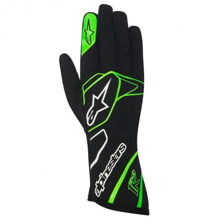 Ръкавици Alpinestars Tech 1 K gloves, black-white-green | race-shop.bg