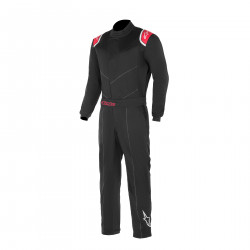 Race suit ALPINESTARS KART INDOOR SUIT Black/ Red
