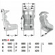 Спортни седалки с одобрение на FIA Състезателна седалка OMP HTE-R 400, FIA | race-shop.bg