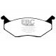 Спирачни дискове и накладки EBC Предни спирачни накладки EBC Ultimax OEM Replacement DP678 | race-shop.bg