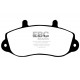 Спирачни дискове и накладки EBC Предни спирачни накладки EBC Ultimax OEM Replacement DP1182 | race-shop.bg