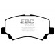 Спирачни дискове и накладки EBC Предни спирачни накладки EBC Ultimax OEM Replacement DP1291 | race-shop.bg