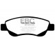 Спирачни дискове и накладки EBC Предни спирачни накладки EBC Ultimax OEM Replacement DP1597 | race-shop.bg