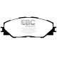 Спирачни дискове и накладки EBC Предни спирачни накладки EBC Ultimax OEM Replacement DP1792 | race-shop.bg