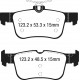 Спирачни дискове и накладки EBC Задни спирачни накладки EBC Ultimax OEM Replacement DPX3047 | race-shop.bg