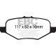 Спирачни дискове и накладки EBC Задни спирачни накладки EBC Greenstuff 2000 Sport DP21887 | race-shop.bg