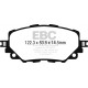 Спирачни дискове и накладки EBC Предни спирачни накладки EBC Yellowstuff Street + Track DP42263R | race-shop.bg