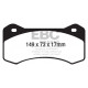 Спирачни дискове и накладки EBC EBC Brakes Bluestuff NDX Trackday + Race DP5054NDX | race-shop.bg