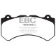 Спирачни дискове и накладки EBC Предни спирачни накладки EBC Yellowstuff Street + Track DP41853R | race-shop.bg
