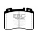 Спирачни дискове и накладки EBC Предни спирачни накладки EBC Yellowstuff Street + Track DP4927/2R | race-shop.bg