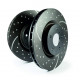 Спирачни дискове и накладки EBC Задни спирачни дискове EBC Turbo Grooved GD1327 | race-shop.bg