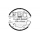 Спирачни дискове и накладки EBC Предни/Задни челюсти EBC Replacement 5090 | race-shop.bg