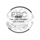 Спирачни дискове и накладки EBC Задни спирачни челюсти EBC Replacement 6650 | race-shop.bg