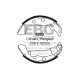 Спирачни дискове и накладки EBC Задни спирачни челюсти EBC Replacement 6200 | race-shop.bg