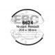 Спирачни дискове и накладки EBC Задни челюсти EBC Replacement 6624 | race-shop.bg