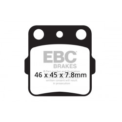 EBC Спирачни накладки Organic FA084TT