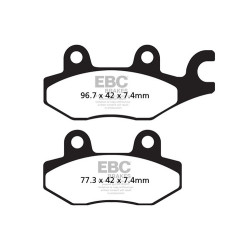 EBC Спирачни накладки Carbon TT FA165TT
