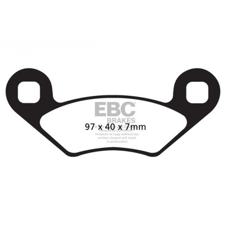 Спирачни дискове EBC Мото EBC Спирачни накладки Organic FA159TT | race-shop.bg