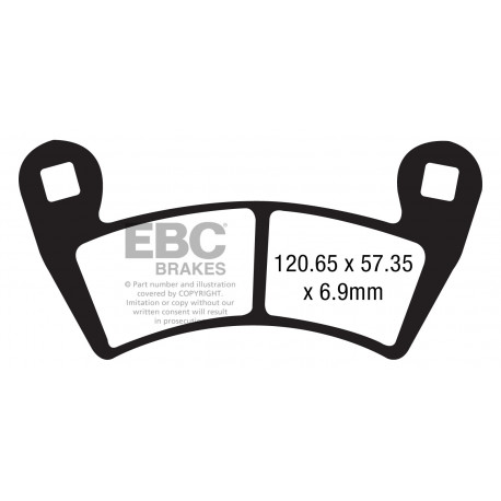 Спирачни дискове EBC Мото EBC Спирачни накладки Carbon TT FA452TT | race-shop.bg