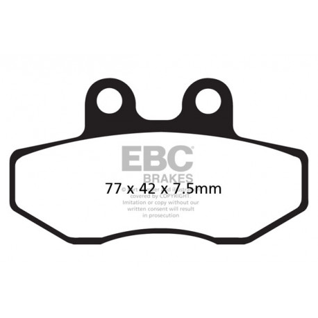 Спирачни дискове EBC Мото EBC Спирачни накладки Organic FA167 | race-shop.bg