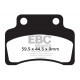 Спирачни дискове EBC Мото EBC Спирачни накладки Organic SFA235 | race-shop.bg