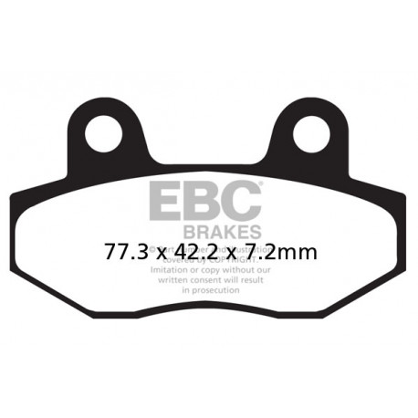 Спирачни дискове EBC Мото EBC Спирачни накладки Organic SFA086 | race-shop.bg