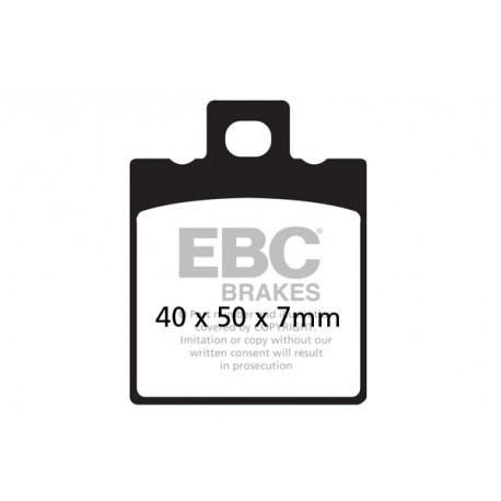 Спирачни дискове EBC Мото EBC Спирачни накладки Organic FA047TT | race-shop.bg