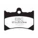 Спирачни дискове EBC Мото EBC Спирачни накладки Organic FA126TT | race-shop.bg