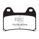 Спирачни дискове EBC Мото EBC Спирачни накладки Organic FA244 | race-shop.bg