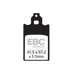 EBC Спирачни накладки Organic FA116