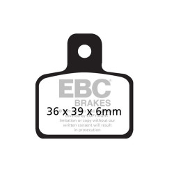 EBC Спирачни накладки Carbon TT FA351TT