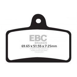 EBC Спирачни накладки Organic FA399