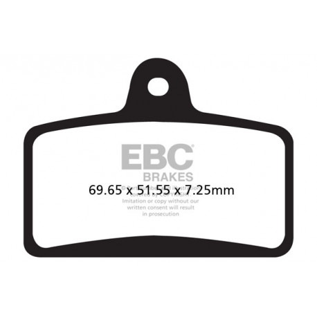 Спирачни дискове EBC Мото EBC Спирачни накладки Organic FA399 | race-shop.bg