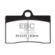 Спирачни дискове EBC Мото EBC Спирачни накладки Organic FA095 | race-shop.bg
