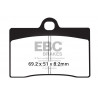 EBC Спирачни накладки Organic FA095