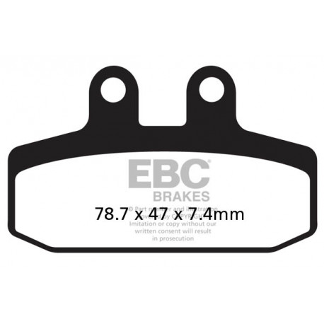 Спирачни дискове EBC Мото EBC Спирачни накладки Organic SFA256 | race-shop.bg