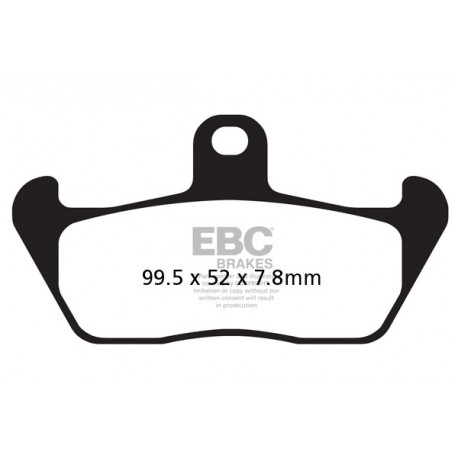 Спирачни дискове EBC Мото EBC Спирачни накладки Organic FA163 | race-shop.bg